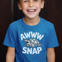Awww Snapping Turtle Child Dark - Royal