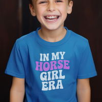 Horse Girl Era Child Tee - Royal