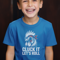 Lets Roll Child Tee - Royal