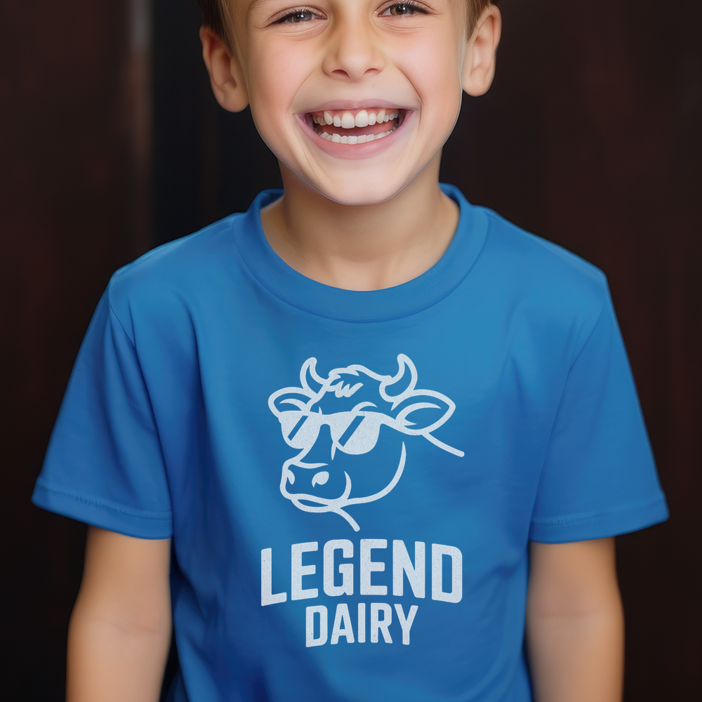 Legend Dairy Child Tee - Royal