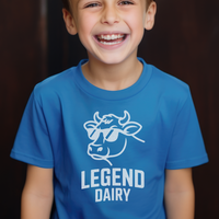 Legend Dairy Child Tee - Royal