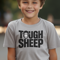 Tough Sheep Child T Shirt - Sport Grey