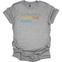 Id Rather Be At The Barn - Sport Grey