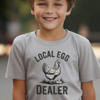 Local Egg Dealer Child - Sport Grey