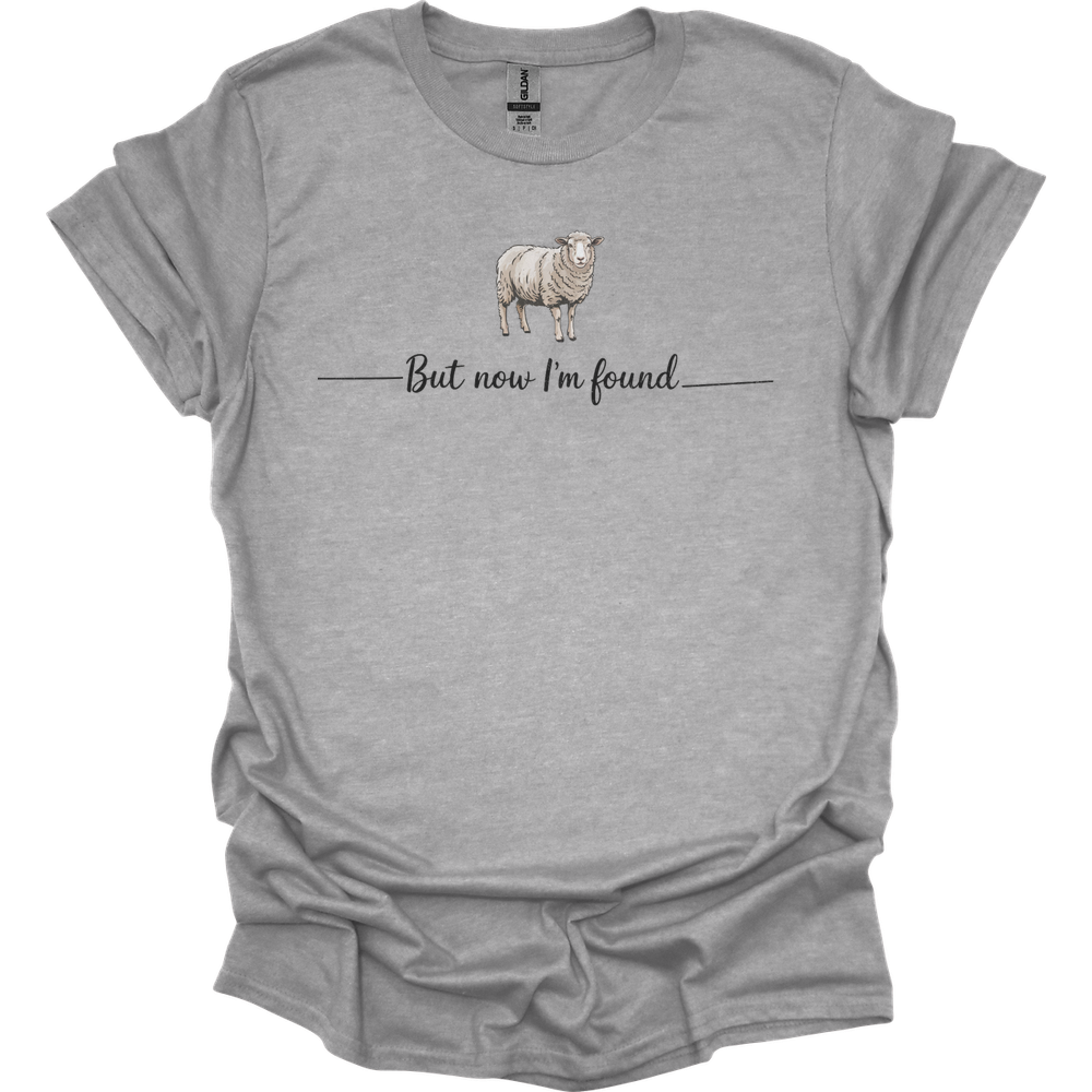 But Now Im Found Spiritual Sheep - Sport Grey