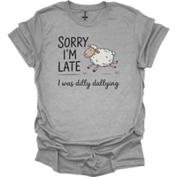 Dilly Dallying Sheep - Sport Grey