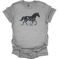 Flower Horse - Sport Grey