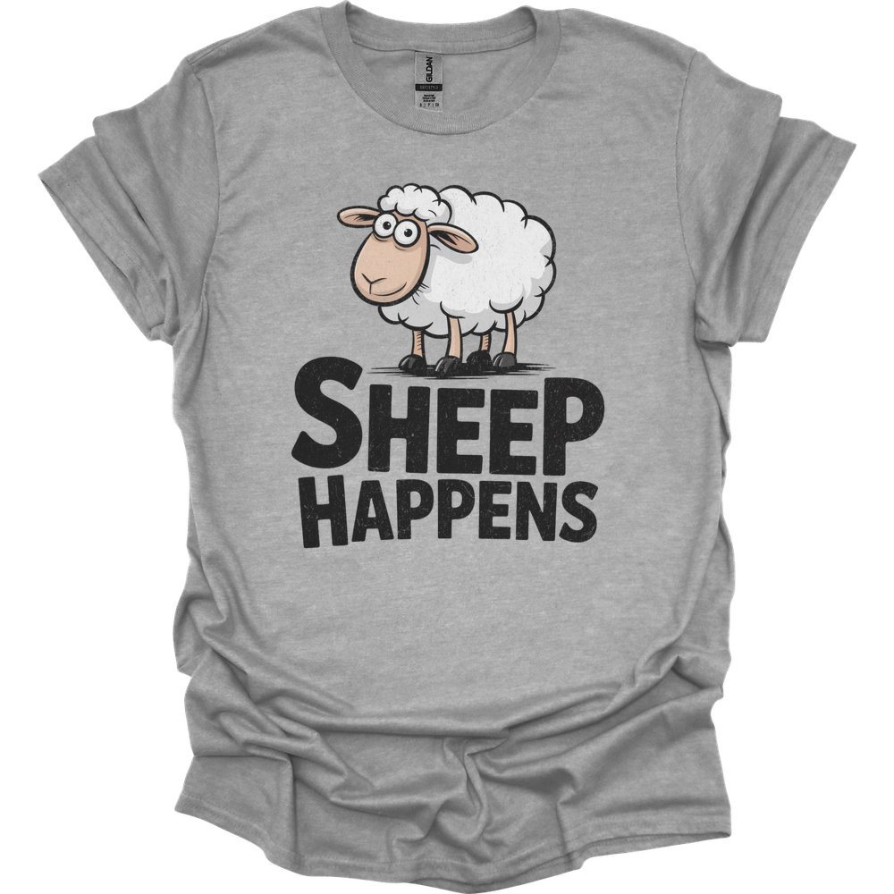 Sheep Happens - Sport Grey