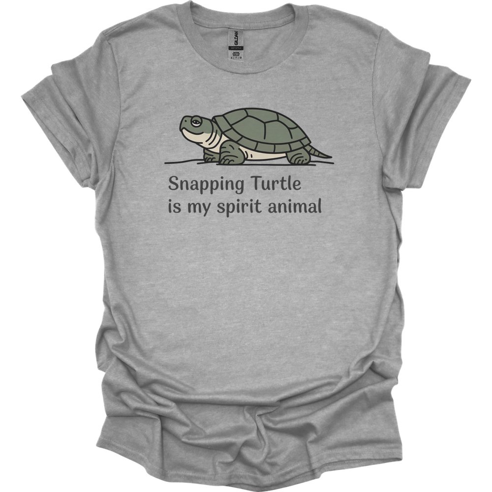 Snapping Turtle Is My Spirit Animal - Sport Grey
