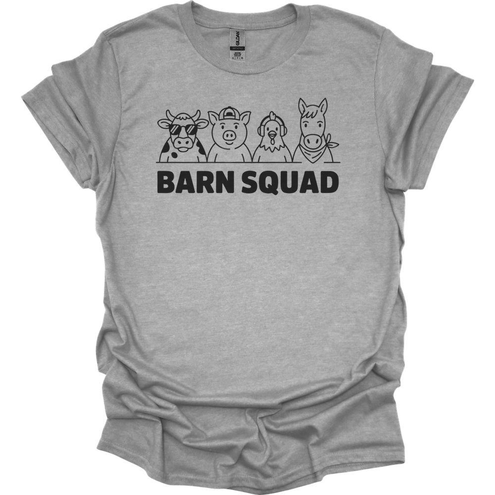Barn Squad Adult Unisex Tee - Sport Grey