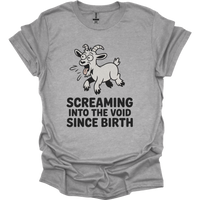 Screaming Into The Void Since Birth Adult Dark - Sport Grey