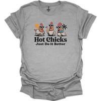 Hot Chicks Just Do It Better Adult Dark - Sport Grey