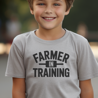 Farmer In Training Child Dark - Sport Grey