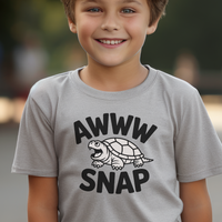 Awww Snapping Turtle Child Dark - Sport Grey