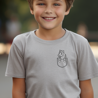 Horse In Pocket Child - Sport Grey