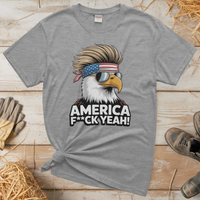American Patirot Eagle (Adult Unisex T-Shirt) - Sport Grey