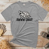 Awww Snap (Adult Unisex Tee) - Sport Grey