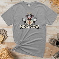 Holy Cow Adult (Unisex Tee) - Sport Grey