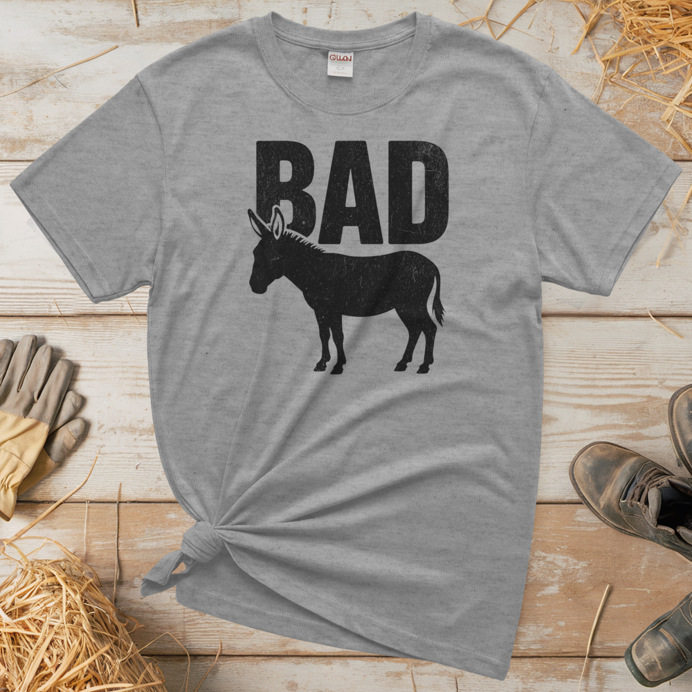 Bad Ass (Adult Unisex Tee) - Sport Grey