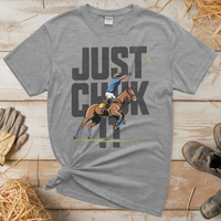 Just Chuk It Polo (Adult Unisex Tee) - Sport Grey