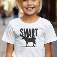 Smart Ass Child T Shirt - White