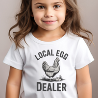 Local Egg Dealer Toddler - White