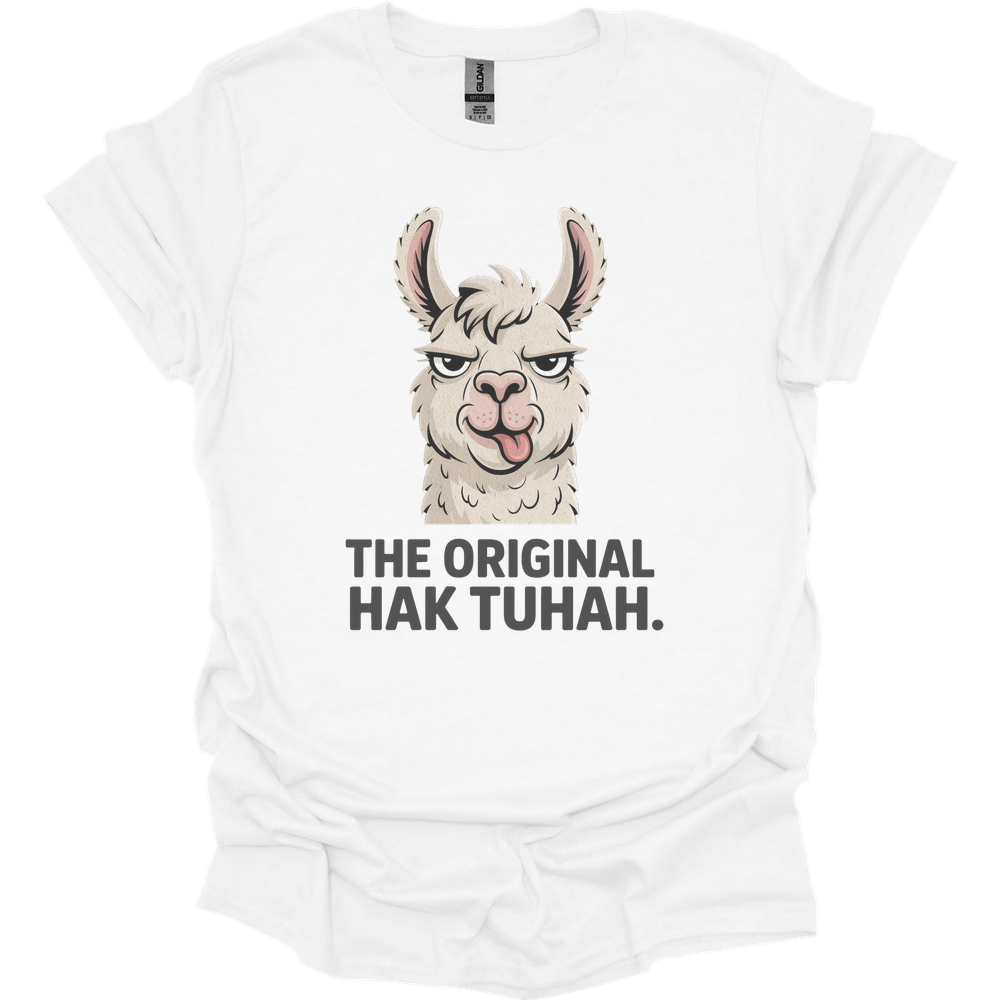 The Original Hawk Tuhah (Adult Unisex Tee) - White