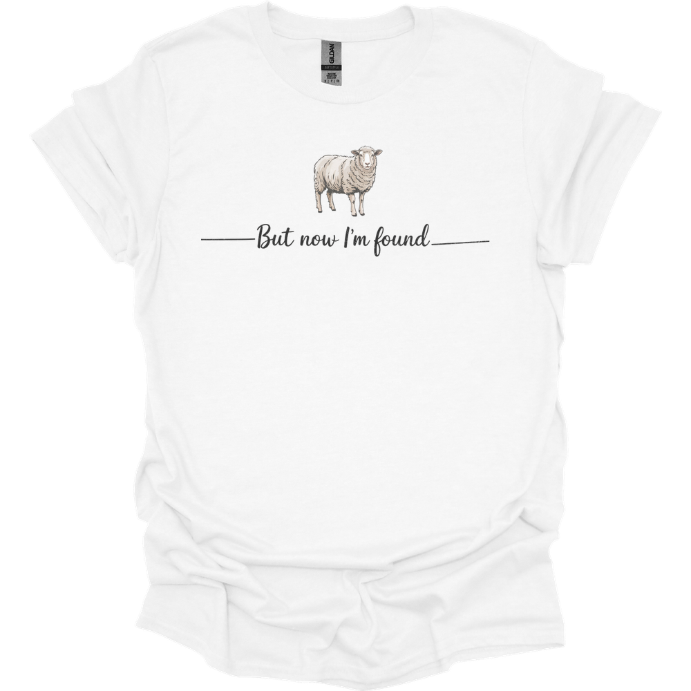 But Now Im Found Spiritual Sheep - White