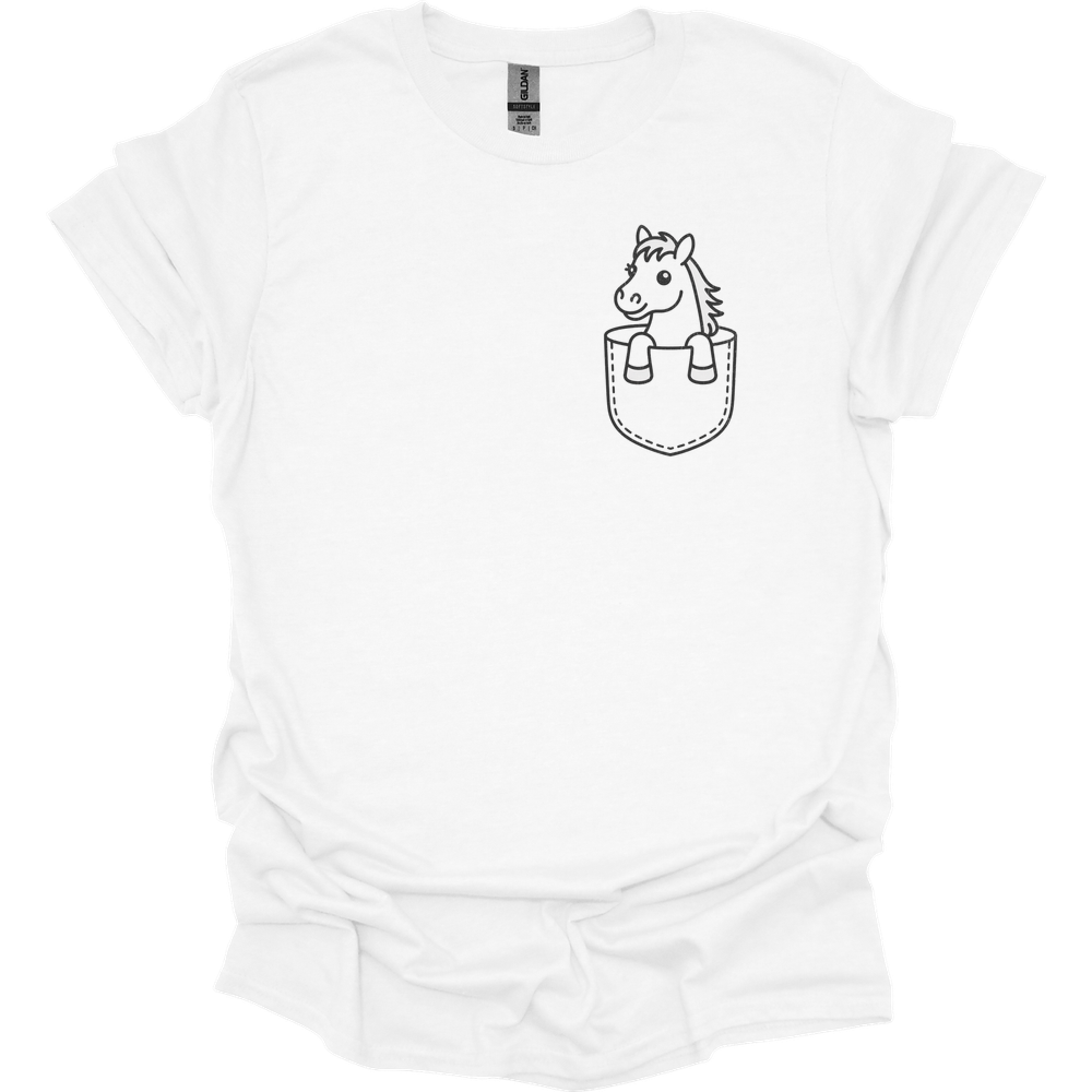 Horse In Pocket - White