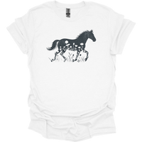 Flower Horse - White