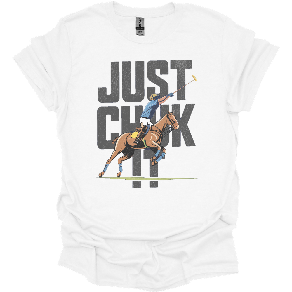 Just Chuk It Polo - White