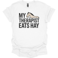 My Therapist Eats Hay - White