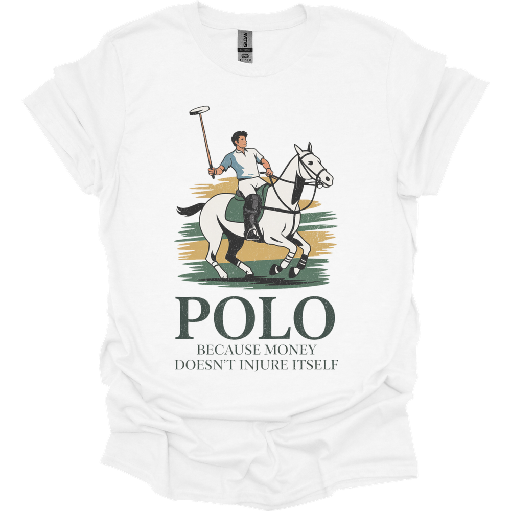 Polo Because Money Doesnt Injure Itself - White