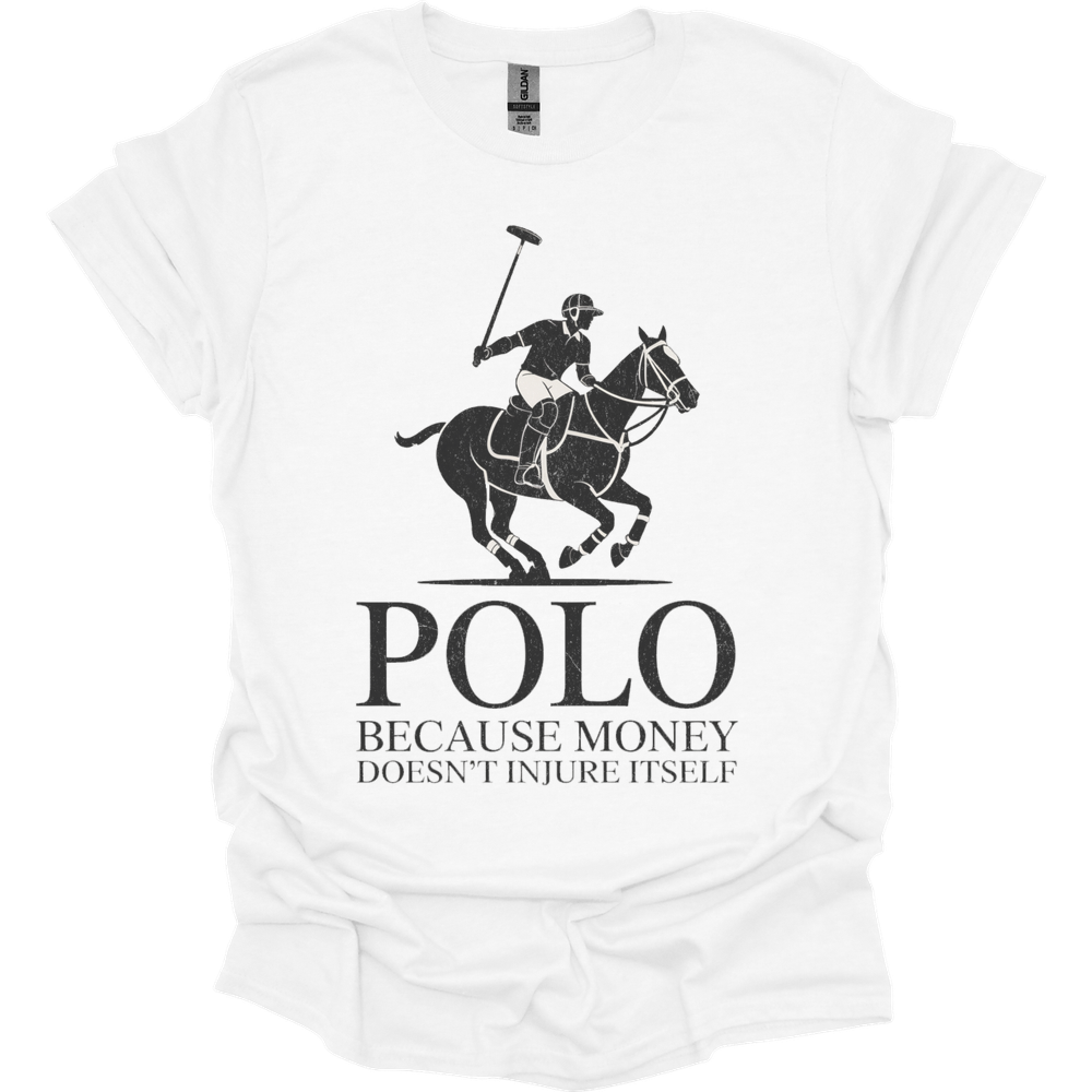 Polo Cause Money Doesnt Injure Itself - White