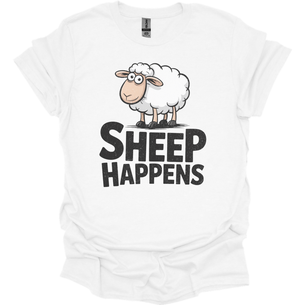 Sheep Happens - White