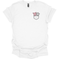 Sheep And Pig In Pocket - White