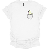 Duck In Pocket - White