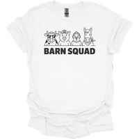 Barn Squad Adult Unisex Tee - White