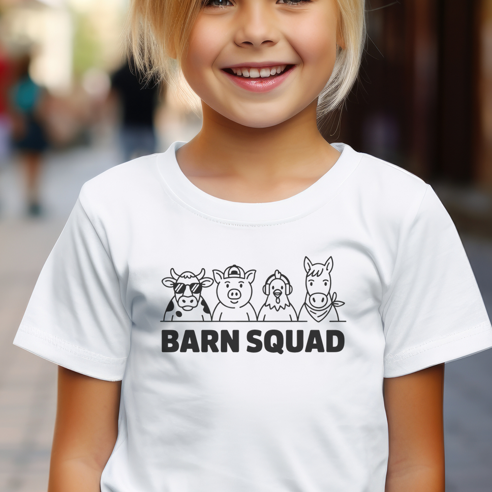 Barn Squad Child - White