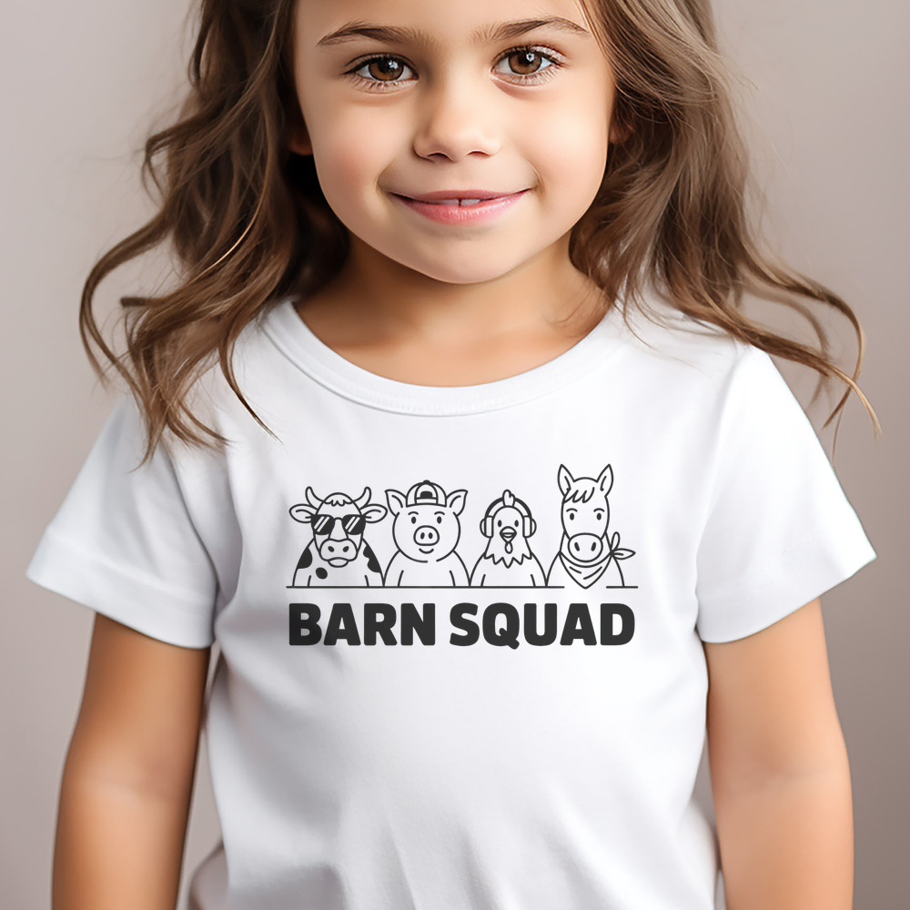Barn Squad Toddler - White