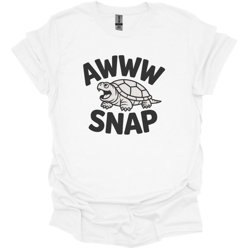 Aww Snapping Turtle Adult Dark - White