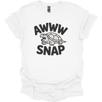 Aww Snapping Turtle Adult Dark - White