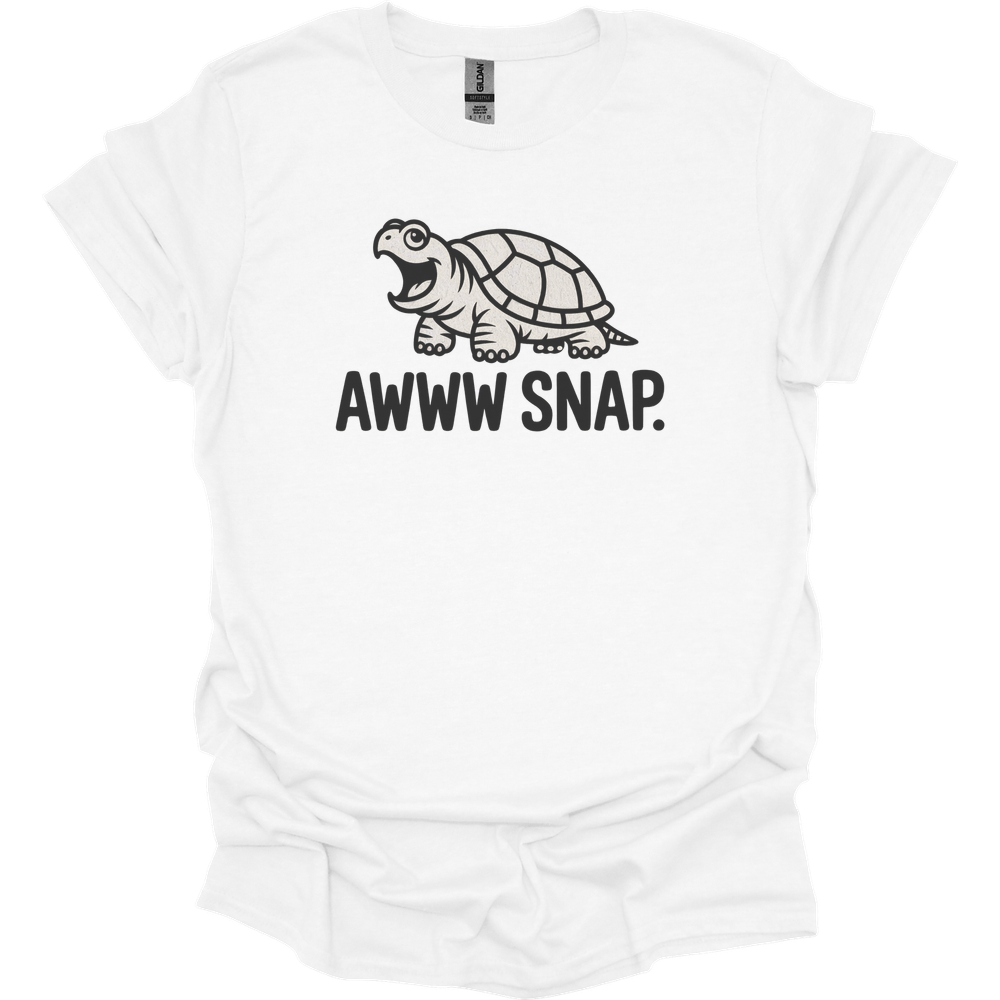 Awww Snap Adult Dark - White