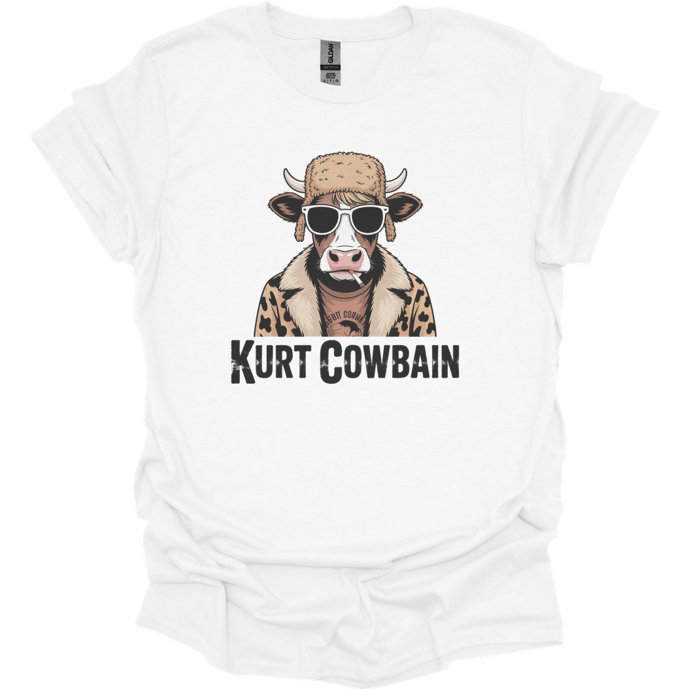 Kurt Cowbain Adult Dark - White