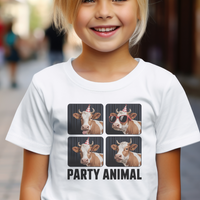 Party Animal Child Dark - White