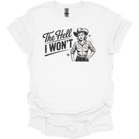 The Hell I Wont - White