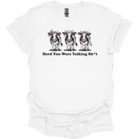 Herd You Were Talking Cows - White