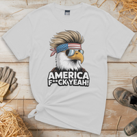 American Patirot Eagle (Adult Unisex T-Shirt) - White