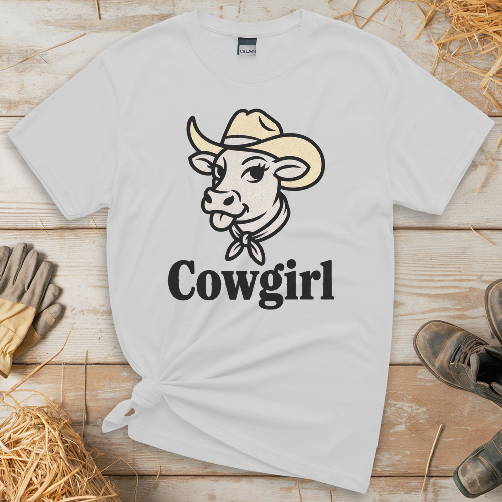 Cowgirl (Adult Unisex T-Shirt) - White