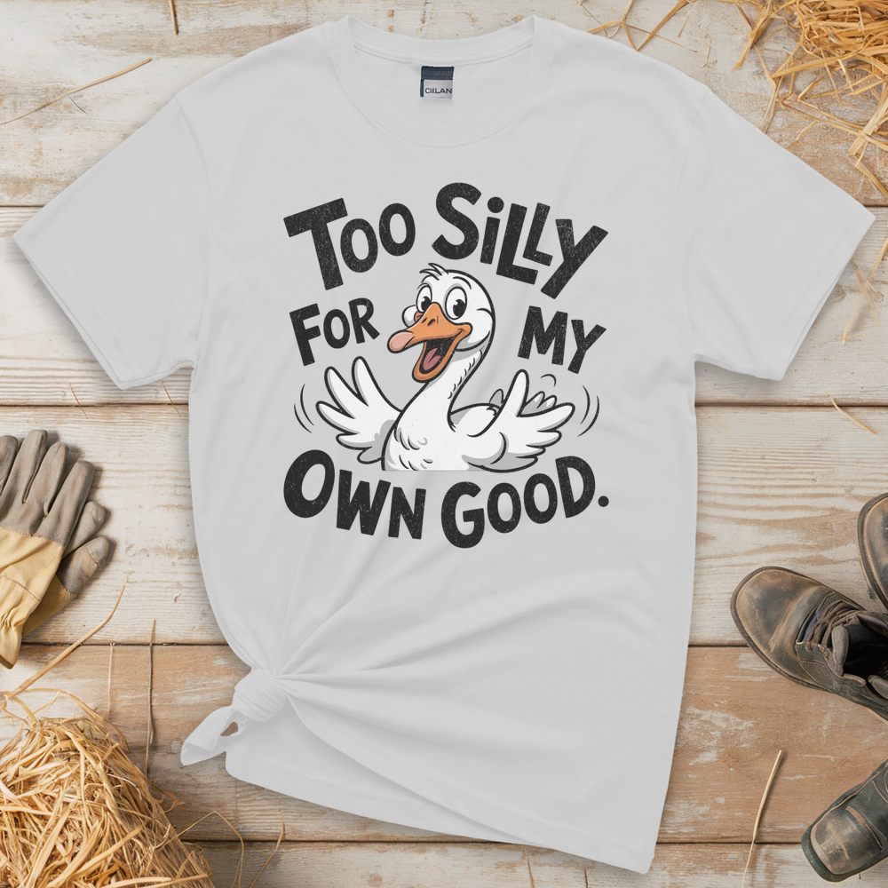 Silly Goose (Adult Unisex Tee) - White